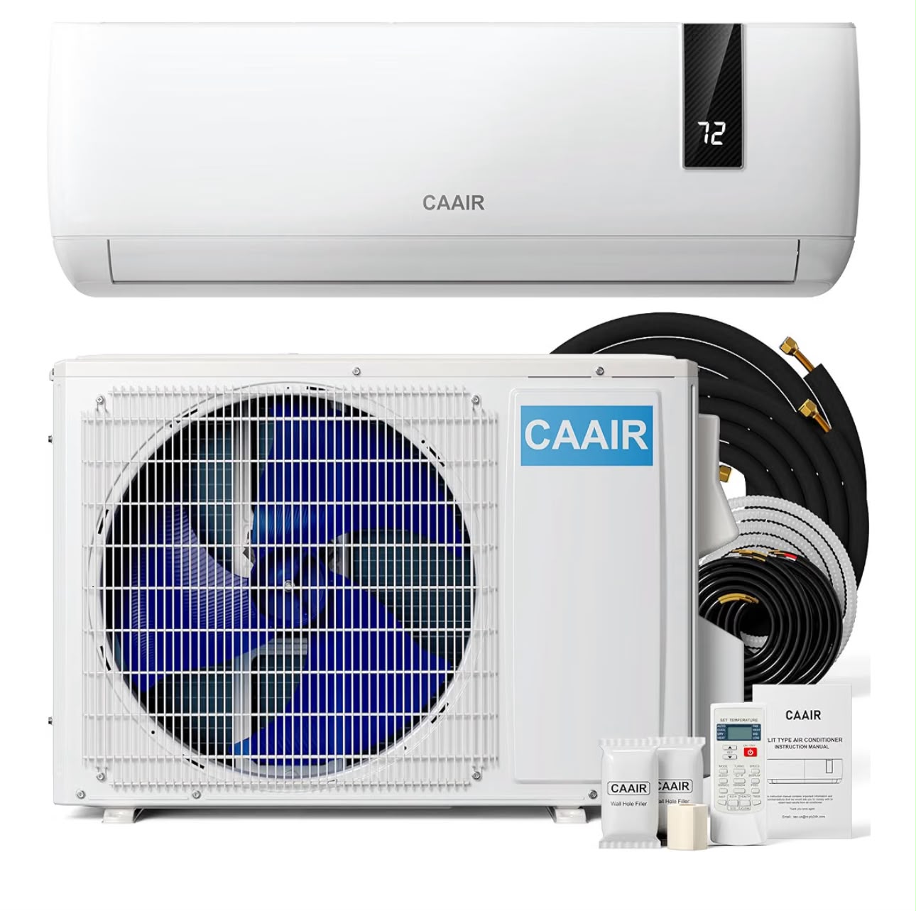 Equipo completo Mini Split CAAIR con accesorios